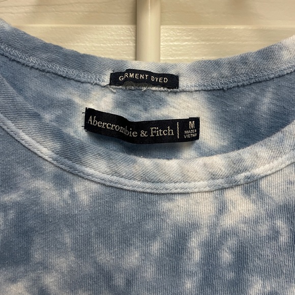 Abercrombie Blue Tie-Dye Short Sleeve Tee - Size M - Picture 3 of 3